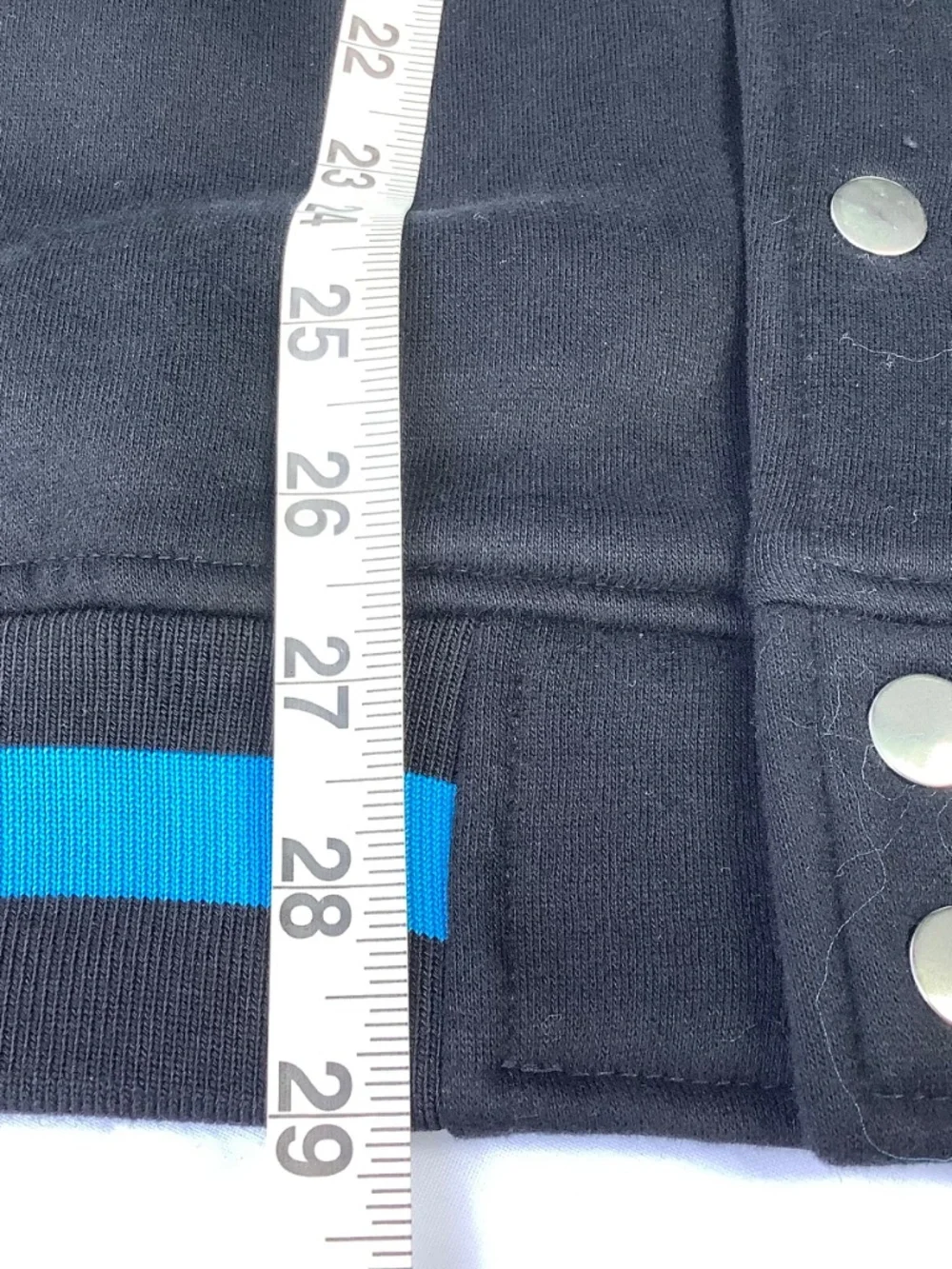 Carolina Panthers Flannel Jacket, Size XL, Black/Blue/Silver